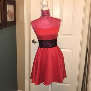 Fancy strapless dress